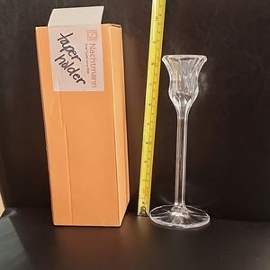 Crystal candle holder